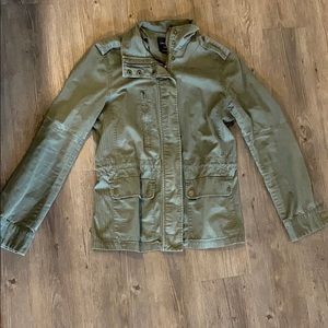 Green army jacket